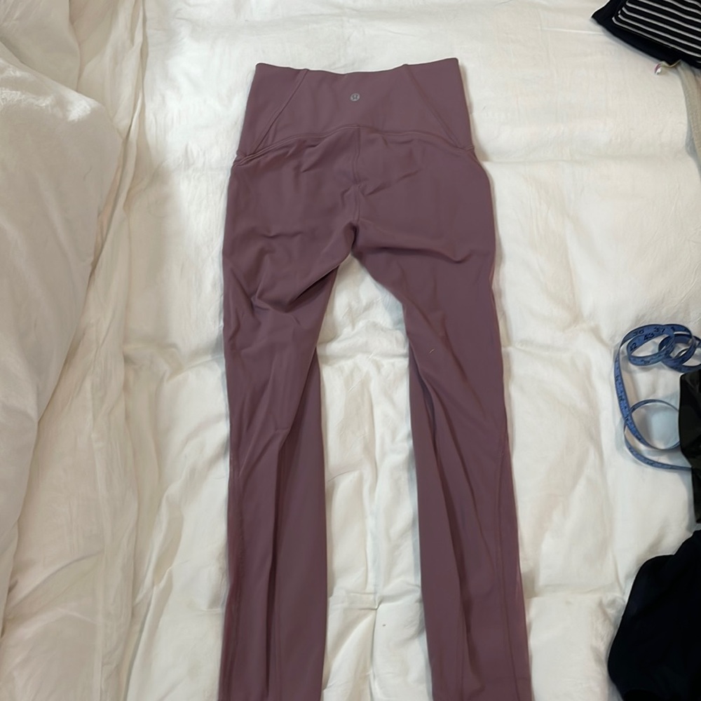 Mauve lululemon train times legging